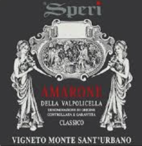 (image for) Speri AMARONE DELLA VALPOLICELLA CLASSICO VIGNETO MONTE SANT URBANO 2016 [GL ]
